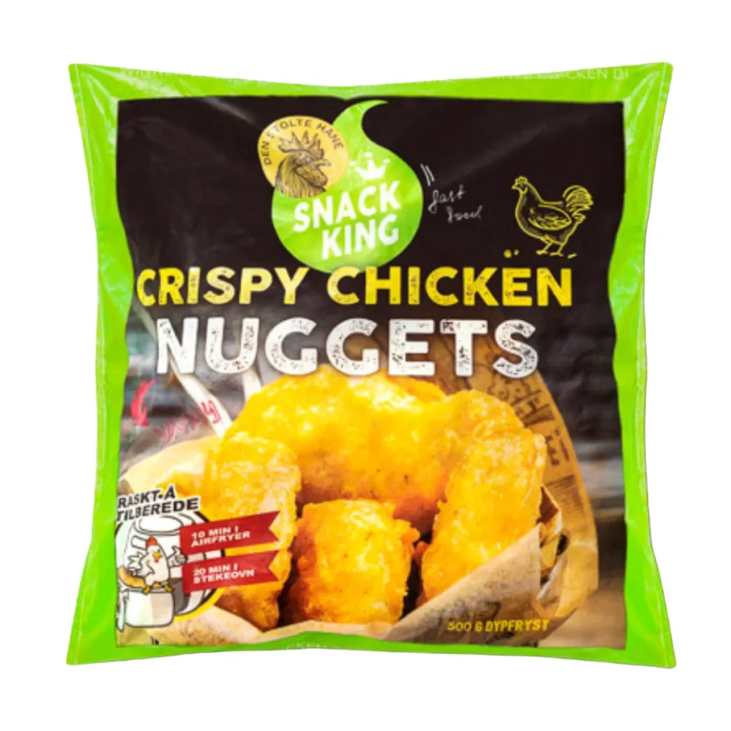 Crispy chicken nuggets den stolte hane spotmarked