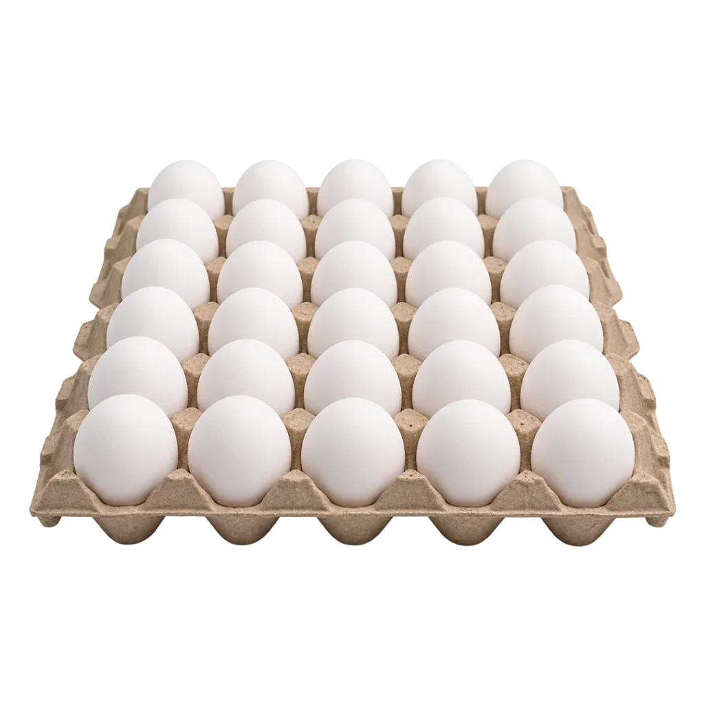 Brett med 30 egg